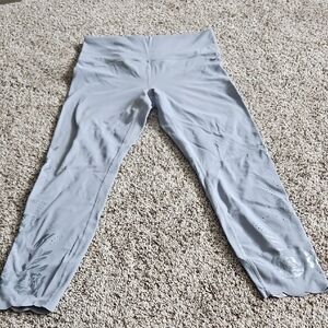 Athleta Light Blue Elation Eyelet 7/8 Tight